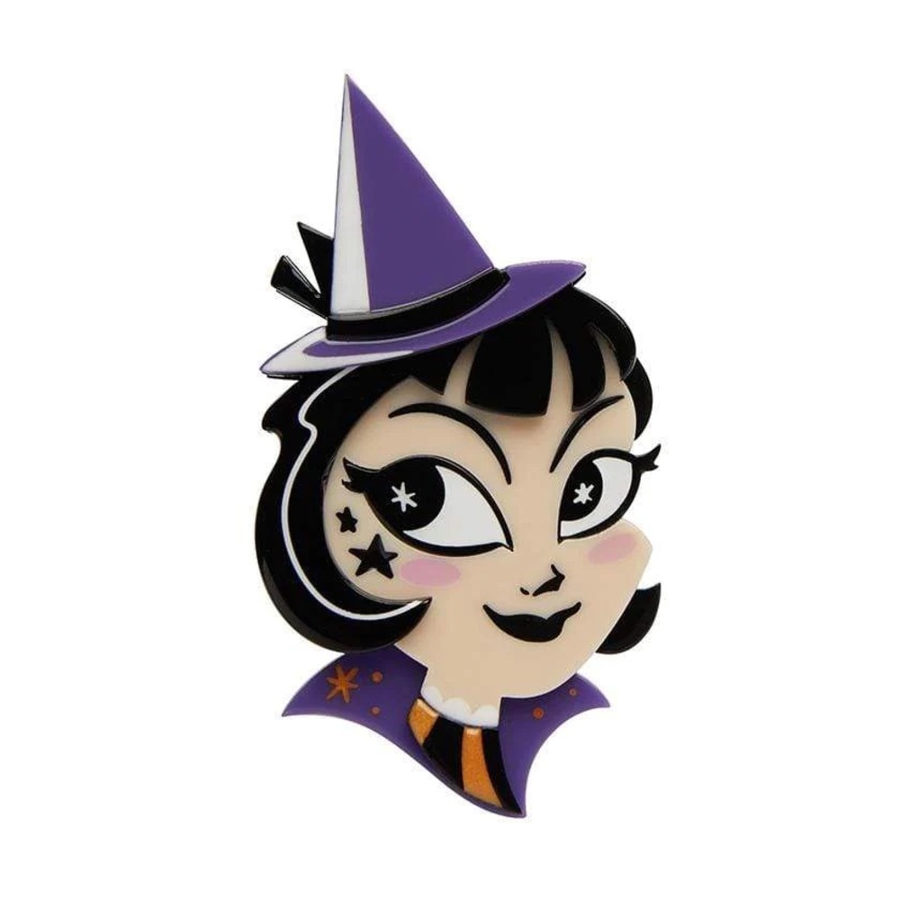 Erstwilder Which Witch Kitschy Witch Halloween Brooch